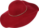Sakkas Liuliu Wide Vintage Style Floppy Hat Removable Interchangeable Bow Ribbon