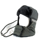 Sakkas Dab Unisex Faux Fur Chin Strap Removable Face Mask Winter Cold Trooper Hat