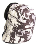 Sakkas Alex Unisex Ushanka Faux Fur Windproof Trapper Aviator Hat Removable Mask