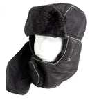 Sakkas Alex Unisex Ushanka Faux Fur Windproof Trapper Aviator Hat Removable Mask