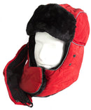Sakkas Alex Unisex Ushanka Faux Fur Windproof Trapper Aviator Hat Removable Mask
