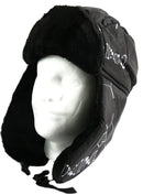 Sakkas Alex Unisex Ushanka Faux Fur Windproof Trapper Aviator Hat Removable Mask