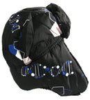 Sakkas Alex Unisex Ushanka Faux Fur Windproof Trapper Aviator Hat Removable Mask