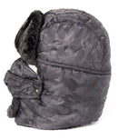 Sakkas Alex Unisex Ushanka Faux Fur Windproof Trapper Aviator Hat Removable Mask