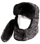 Sakkas Alex Unisex Ushanka Faux Fur Windproof Trapper Aviator Hat Removable Mask