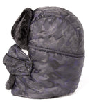 Sakkas Alex Unisex Ushanka Faux Fur Windproof Trapper Aviator Hat Removable Mask