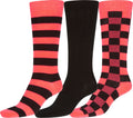 Sakkas Bina Womens Cute Colorful Design Knee High Socks Assorted 3-packs#color_Style2