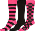Sakkas Bina Womens Cute Colorful Design Knee High Socks Assorted 3-packs#color_Style4