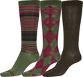 Sakkas Bina Womens Cute Colorful Design Knee High Socks Assorted 3-packs#color_Style8