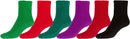 Sakkas Super Soft Anti-Slip Fuzzy Ankle Socks Value Assorted 6-Pack