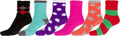 Sakkas Super Soft Anti-Slip Fuzzy Ankle Socks Value Assorted 6-Pack#color_16801-pack1