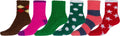 Sakkas Super Soft Anti-Slip Fuzzy Ankle Socks Value Assorted 6-Pack#color_16801-pack3