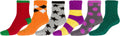 Sakkas Super Soft Anti-Slip Fuzzy Ankle Socks Value Assorted 6-Pack#color_16801-pack5