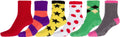 Sakkas Super Soft Anti-Slip Fuzzy Ankle Socks Value Assorted 6-Pack#color_16801-pack7