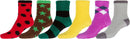 Sakkas Super Soft Anti-Slip Fuzzy Ankle Socks Value Assorted 6-Pack