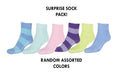 Sakkas Super Soft Anti-Slip Fuzzy Ankle Socks Value Assorted 6-Pack#color_AsstDesignAndColor