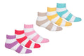 Sakkas Super Soft Anti-Slip Fuzzy Ankle Socks Value Assorted 6-Pack#color_SoftStripe