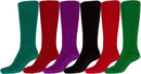 Sakkas Womens Super Soft Anti-Slip Fuzzy Knee High Socks Value Assorted 6-Pack