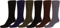 Sakkas Womens Super Soft Anti-Slip Fuzzy Knee High Socks Value Assorted 6-Pack#color_Plain2AsstColors