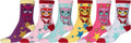 Sakkas Women's Fun Colorful Design Poly Blend Crew Socks Assorted 6-Pack#Color_Owl