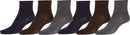 Sakkas Girl's Creative Fun Cotton Blend Crew Socks Assorted Color 6-Pack