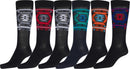 Sakkas Men's Classic Patterned Dress Socks Value 6-Pack