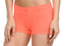 Sakkas Women's Seamless Stretch Boy Short Panties (6 Pack)