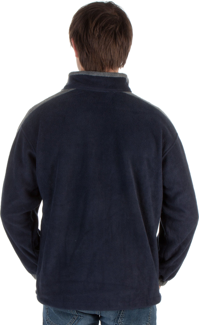 Adult Mens Two-Tone Anti-Pilling Performance Fleece Jacket - Various Color And Sizes