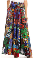 Sakkas Sora Women's Wide Leg Loose African Ankara Print Pants Casual Elastic Waist