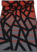 Sakkas Louek Long Wide Multi Colored Patterend UniSex Cashmere Feel Scarf