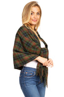 Sakkas Iris Warm Super Soft Cashmere Feel Pashmina Shawl / Scarf with Fringes