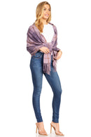 Sakkas Iris Warm Super Soft Cashmere Feel Pashmina Shawl / Scarf with Fringes