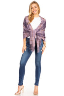 Sakkas Iris Warm Super Soft Cashmere Feel Pashmina Shawl / Scarf with Fringes