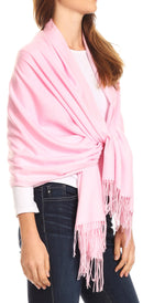 Sakkas Iris Warm Super Soft Cashmere Feel Pashmina Shawl / Scarf with Fringes