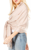 Sakkas Iris Warm Super Soft Cashmere Feel Pashmina Shawl / Scarf with Fringes