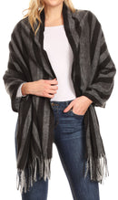 Sakkas Iris Warm Super Soft Cashmere Feel Pashmina Shawl / Scarf with Fringes