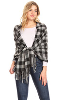 Sakkas Iris Warm Super Soft Cashmere Feel Pashmina Shawl / Scarf with Fringes
