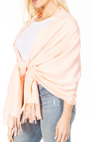 Sakkas Iris Warm Super Soft Cashmere Feel Pashmina Shawl / Scarf with Fringes