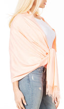 Sakkas Iris Warm Super Soft Cashmere Feel Pashmina Shawl / Scarf with Fringes