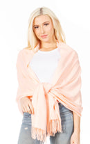 Sakkas Iris Warm Super Soft Cashmere Feel Pashmina Shawl / Scarf with Fringes