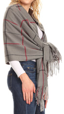 Sakkas Iris Warm Super Soft Cashmere Feel Pashmina Shawl / Scarf with Fringes
