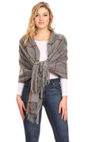 Sakkas Iris Warm Super Soft Cashmere Feel Pashmina Shawl / Scarf with Fringes