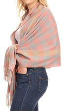 Sakkas Iris Warm Super Soft Cashmere Feel Pashmina Shawl / Scarf with Fringes