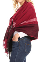 Sakkas Iris Warm Super Soft Cashmere Feel Pashmina Shawl / Scarf with Fringes