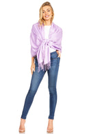 Sakkas Iris Warm Super Soft Cashmere Feel Pashmina Shawl / Scarf with Fringes