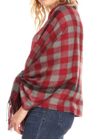 Sakkas Iris Warm Super Soft Cashmere Feel Pashmina Shawl / Scarf with Fringes