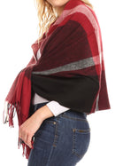 Sakkas Iris Warm Super Soft Cashmere Feel Pashmina Shawl / Scarf with Fringes