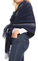 Sakkas Iris Warm Super Soft Cashmere Feel Pashmina Shawl / Scarf with Fringes