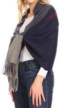 Sakkas Iris Warm Super Soft Cashmere Feel Pashmina Shawl / Scarf with Fringes