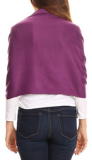 Sakkas Iris Warm Super Soft Cashmere Feel Pashmina Shawl / Scarf with Fringes